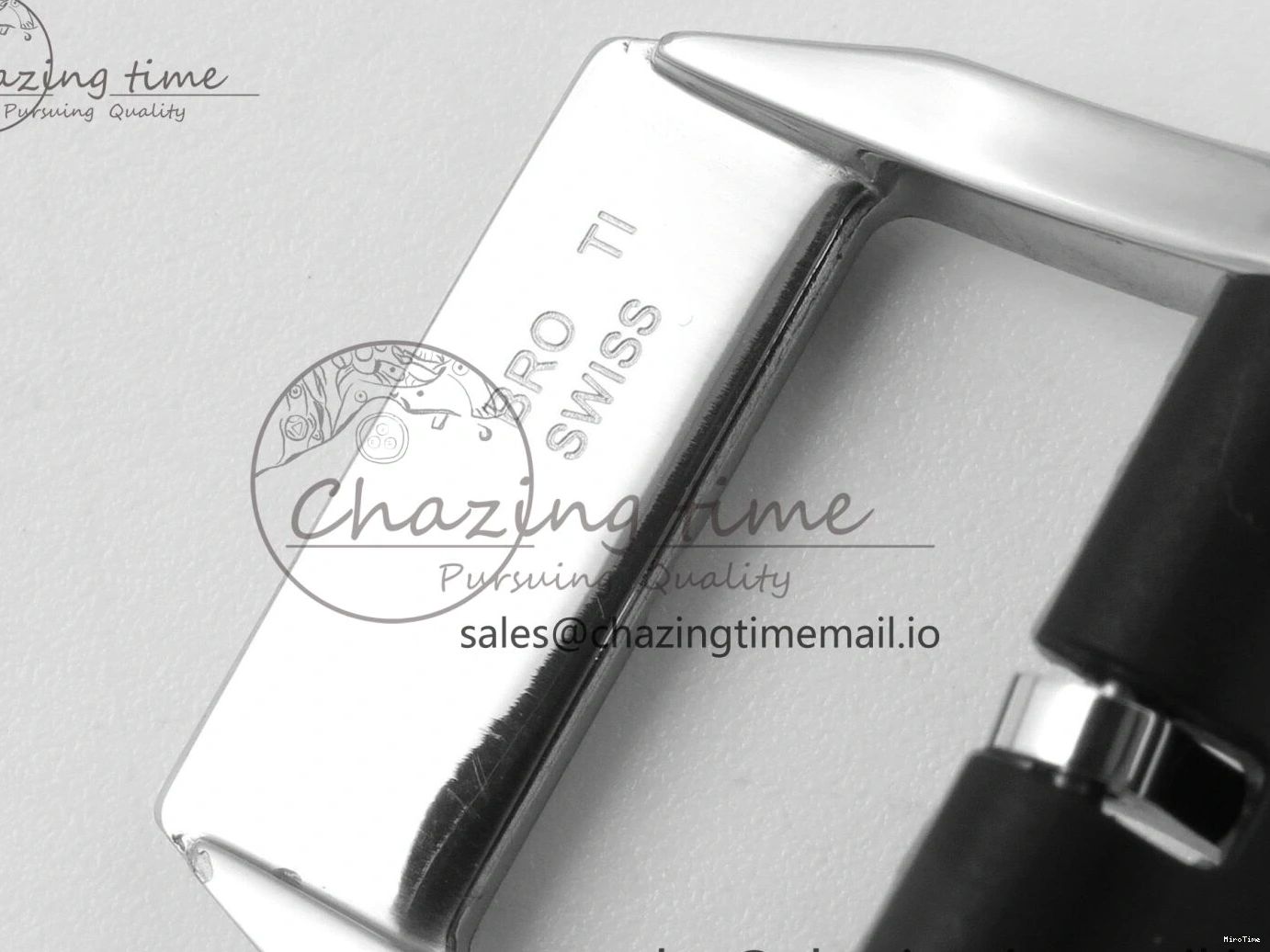 MIROTIME 0320 SunProtective Pilot Mark XX BLSF SS 1:1 Best Edition White Dial on Black Rubber Strap MIYOTA 6995